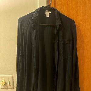 Giorgio Armani Black Button-Up Shirt